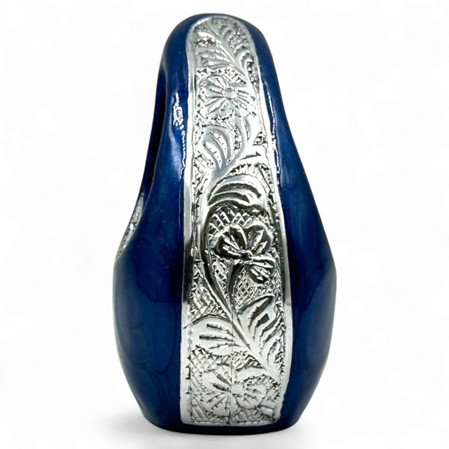 Blue Teardrop Keepsake Urn – Mini Urn for Ashes – Small Sharing Urn for Family