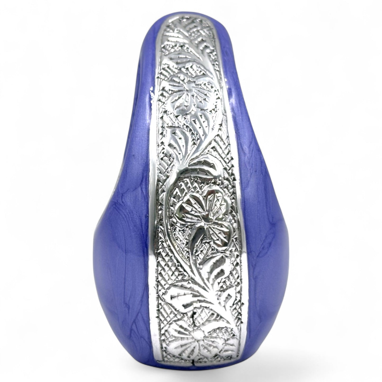 Purple Teardrop Keepsake Urn – Small Mini Urn for Ashes – Perfect for Sharing with Family