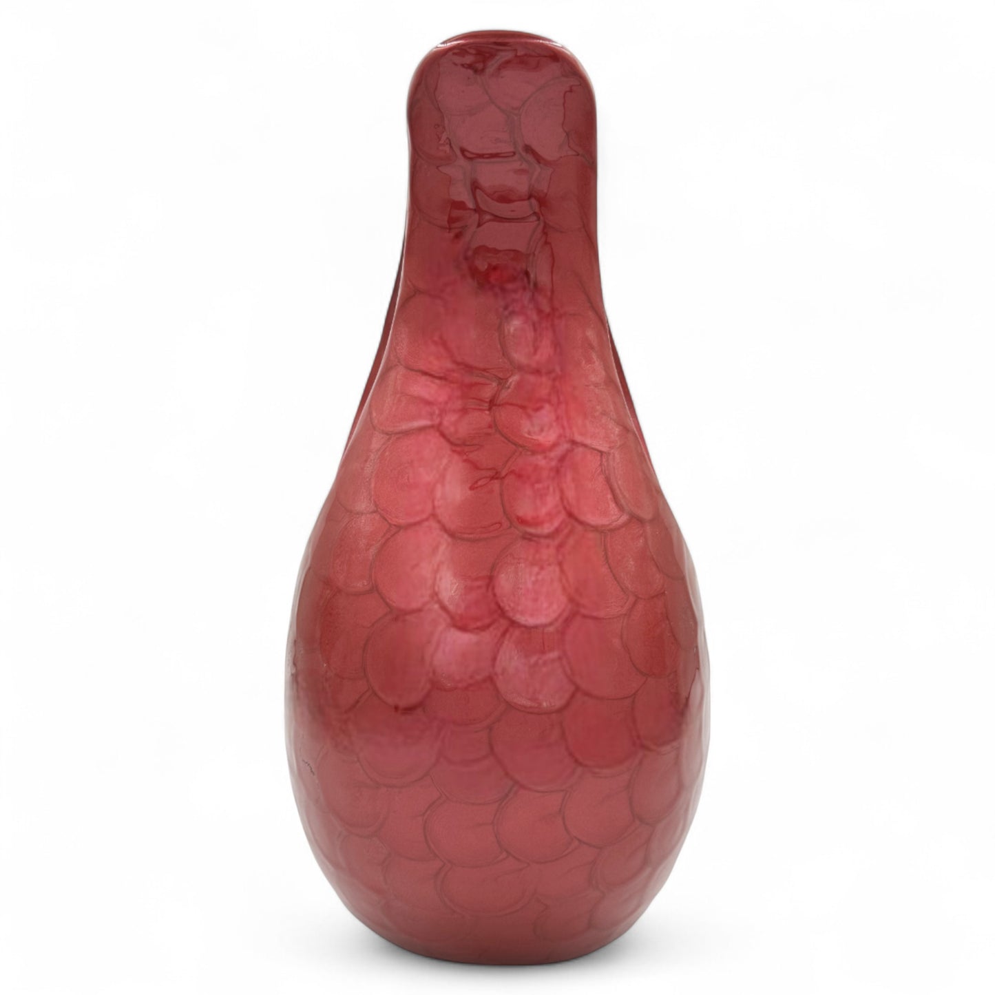 Red Cremation Urn – Personalized Adult Urn for Human Ashes (220 Cubic Inches) with Velvet Bag – Elegant Memorial Urn
