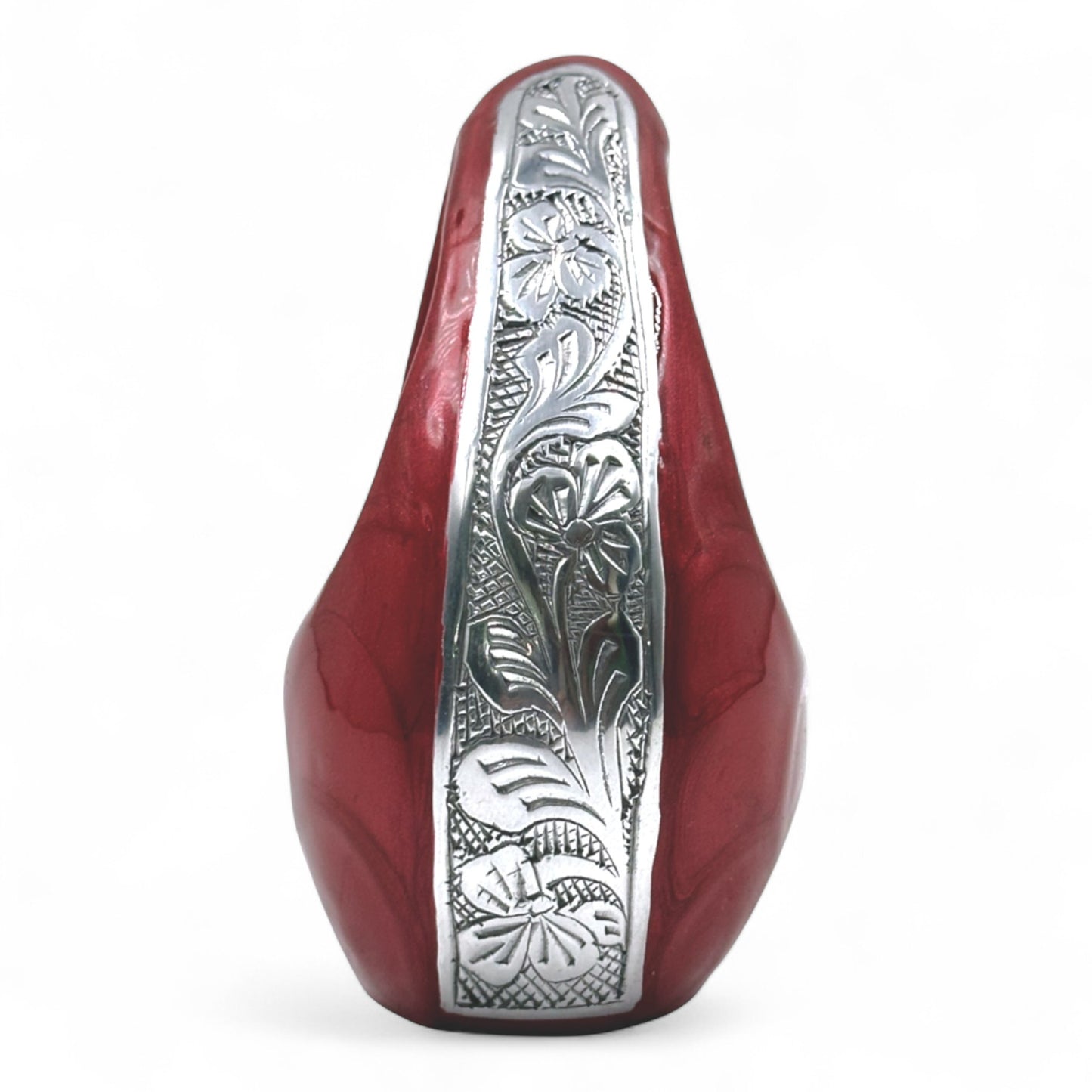 Red Teardrop Keepsake Urn – Small Mini Urn for Ashes – Perfect for Sharing with Family