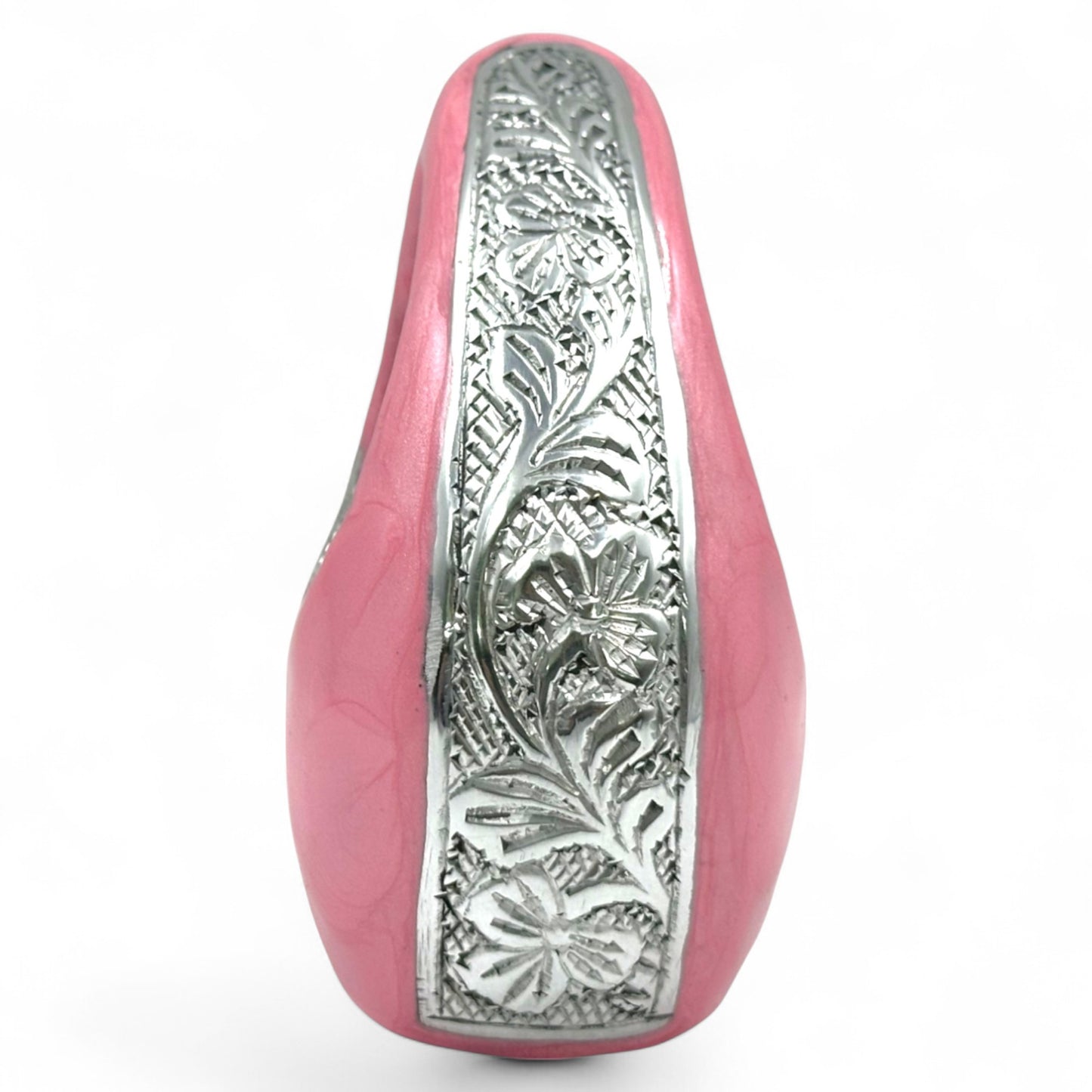 Pink Teardrop Keepsake Urn – Mini Urn for Ashes – Small Sharing Urn for Family