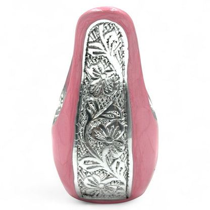 Pink Teardrop Keepsake Urn – Mini Urn for Ashes – Small Sharing Urn for Family