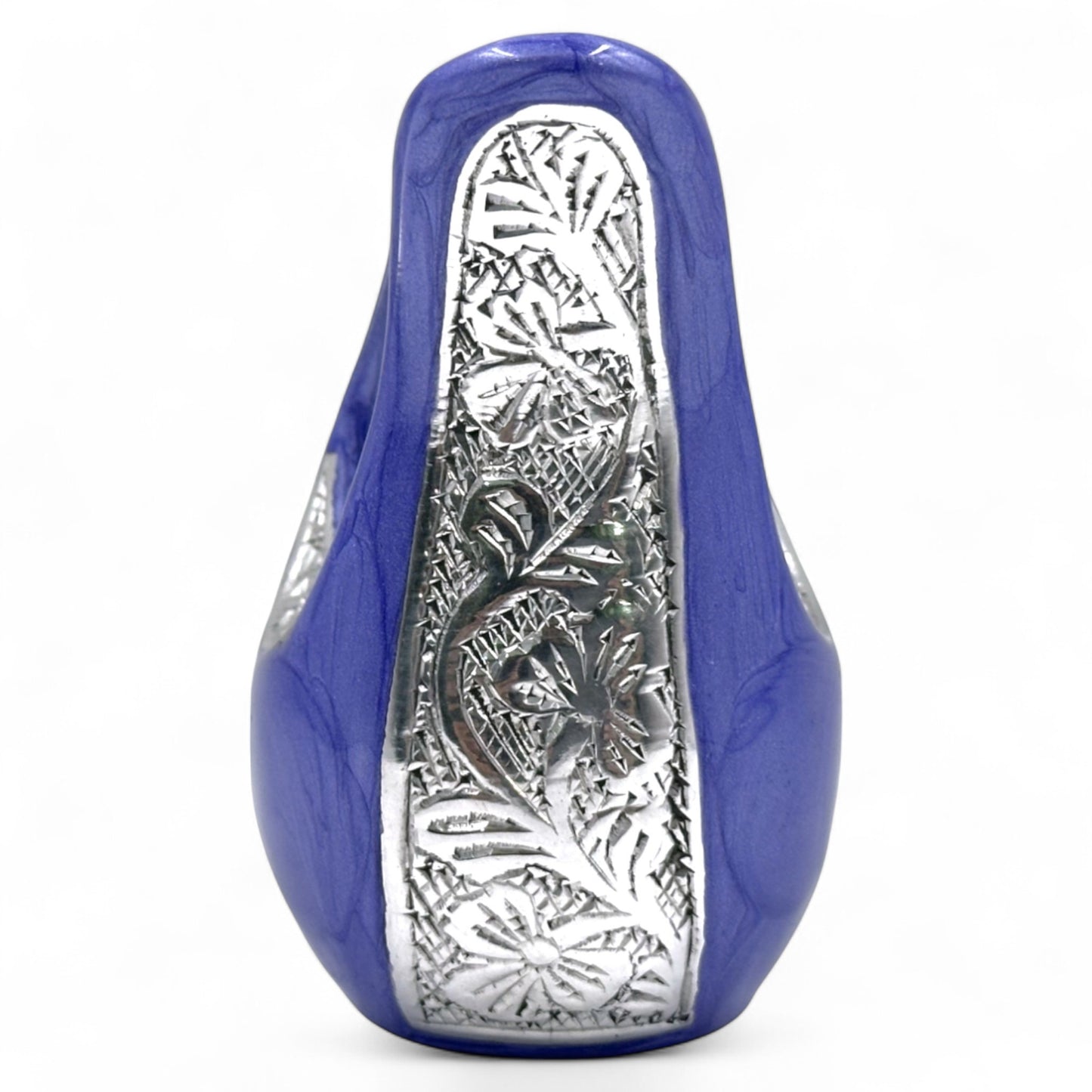 Purple Teardrop Keepsake Urn – Small Mini Urn for Ashes – Perfect for Sharing with Family