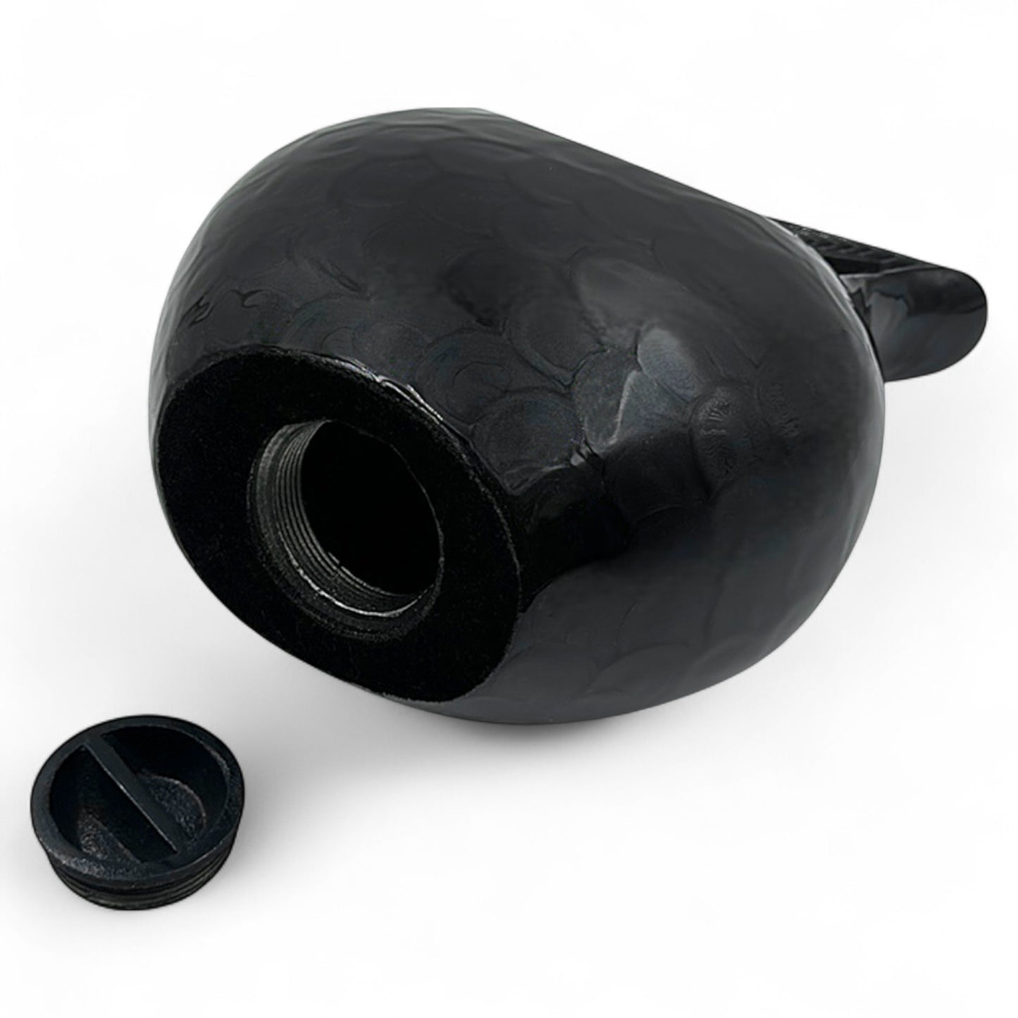 Black Cremation Urn for Adult Human Ashes – Personalized Memorial Urn with Velvet Bag – Elegant Funeral Urn for Men