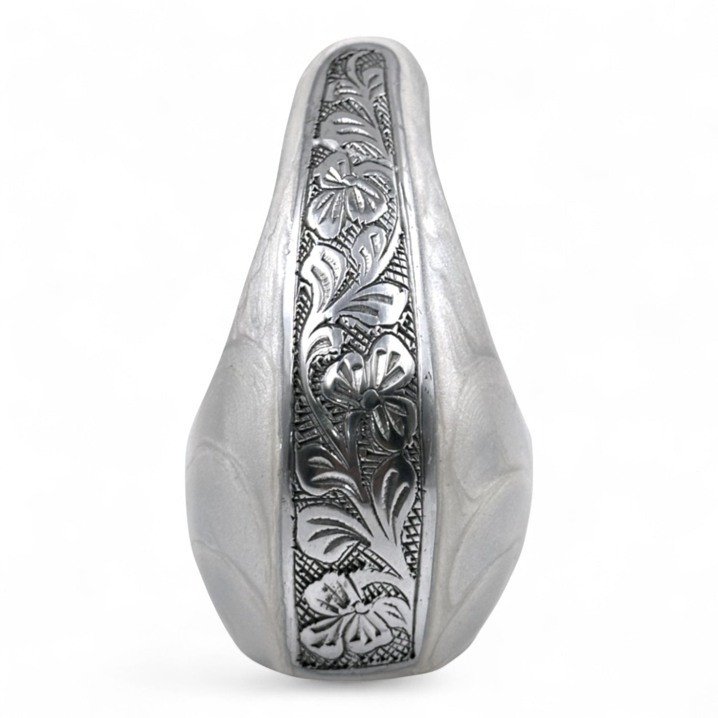 White Teardrop Keepsake Urn – Mini Teardrop Urn for Ashes – Small Sharing Urn for Family
